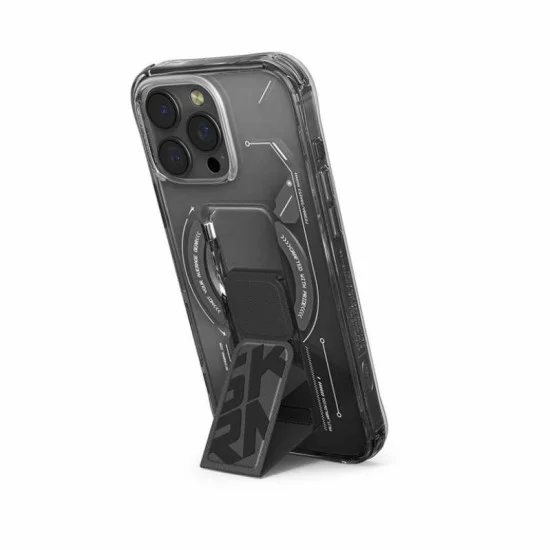 Cover Iphone 16 Pro Helio Magsafe Case With Grip Skin Arma - Black